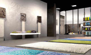 modern rug store in west palm beach showcases its inventory full of area rugs